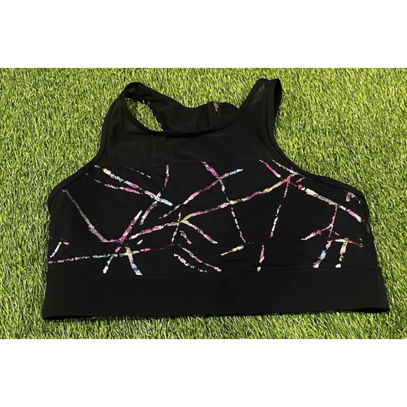 Zyia Lot Of 4 Sports BrasHigh Impact Racerback Black SZ Small - Picture 10 of 14